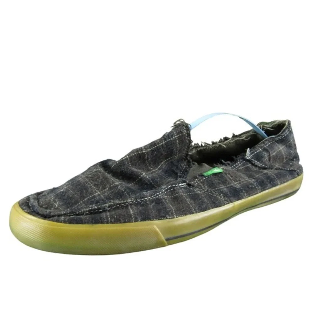 Sanuk Men's  Slip-On Brown Fabric Size 9M Gently Used‎ 2025